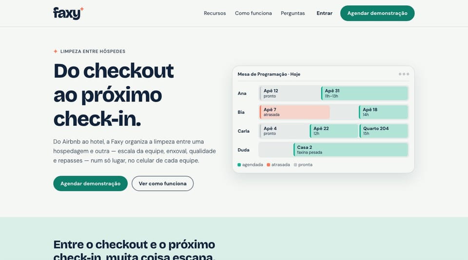 The Faxy home page